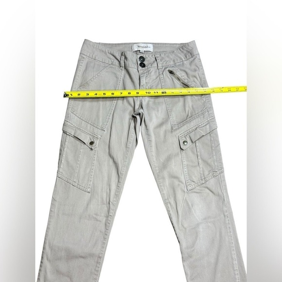 Rewind Womens Jogger Pants Sz 5 Army Cream Outdoorsy High Rise - Picture 9 of 10